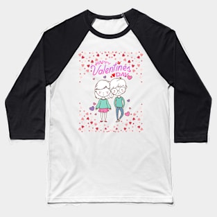 Valentine day couple Baseball T-Shirt